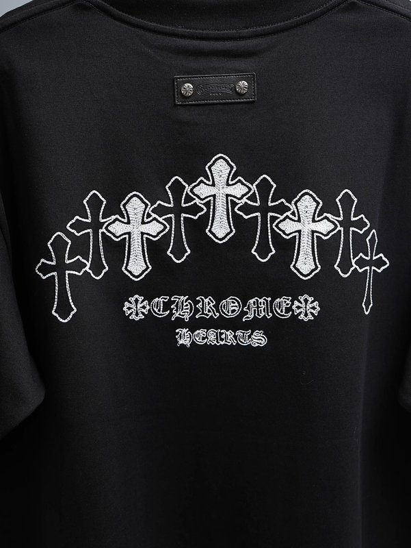 크롬하츠 2026 봄여름 순면 자수 티셔츠 001-176049