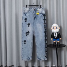 크롬하츠 스타일 빈티지 워시 데님 리메이크 001-176050