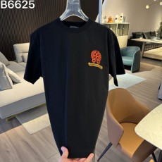 크롬하츠 26SS 신상 자수 로고 반팔 티셔츠 001-176077