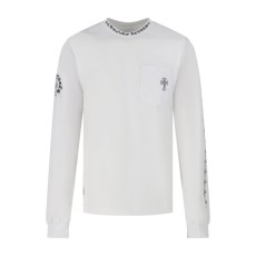 CH 크롬하츠 목부위 산스크리트어 십자 긴팔 티셔츠 001-176082