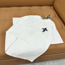 크롬하츠 자수 로고 순면 반팔 티셔츠 001-176099