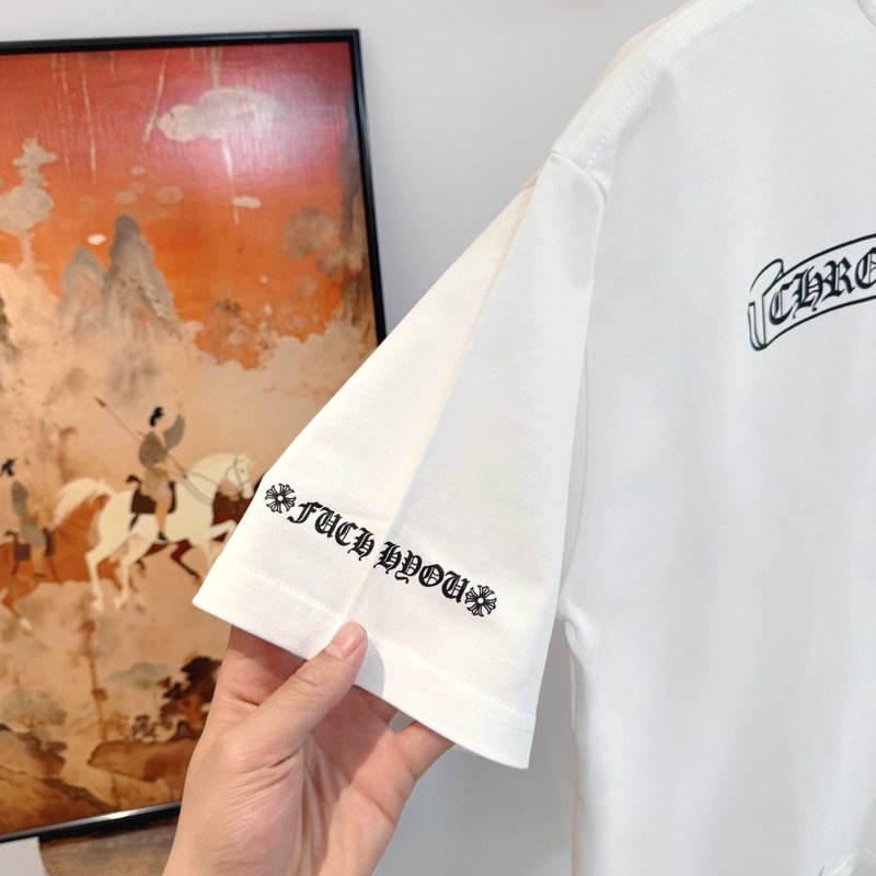 크롬하츠 산스크리트 말발굽 포켓 순면 반팔티 001-176117