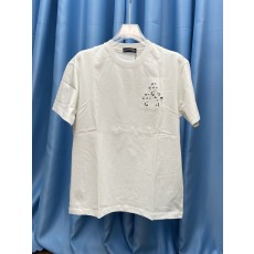 크롬하츠 헤비 크로스 자수 커플 반팔 티셔츠 001-176126