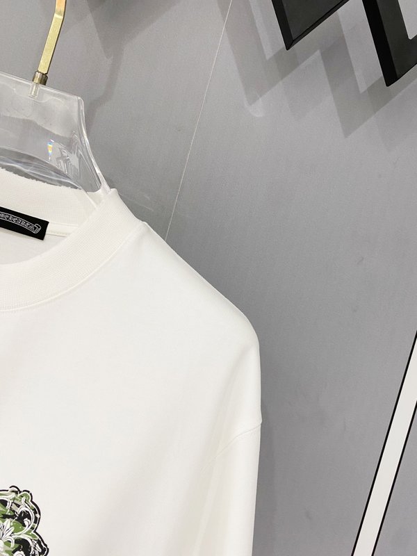 크롬하츠 중량감 순면 빈티지 가공 반팔 티셔츠 001-176164