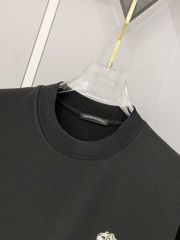 크롬하츠 중량감 순면 빈티지 가공 반팔 티셔츠 001-176165