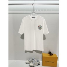 크롬하츠 산스크리트 자수 라운드넥 반팔 티셔츠 001-176175