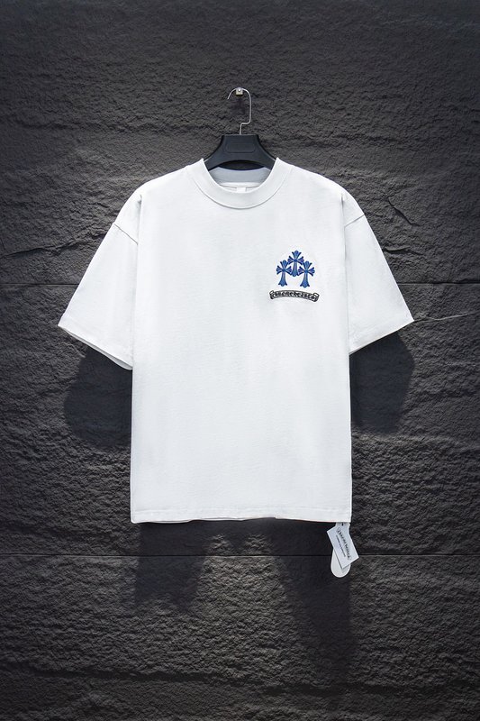 크롬하츠 26SS 프린트 자수 오버사이즈 티셔츠 001-176190