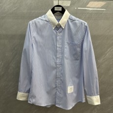 톰브라운 스트라이프 칼라 포인트 긴팔 셔츠 001-176232