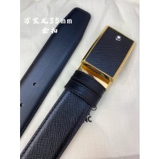 몽블랑 소 가죽 핀 버클 비즈니스 캐주얼 벨트 001-176260