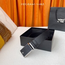 몽블랑 남성용 수입 소가죽 벨트 3.5cm 001-176265