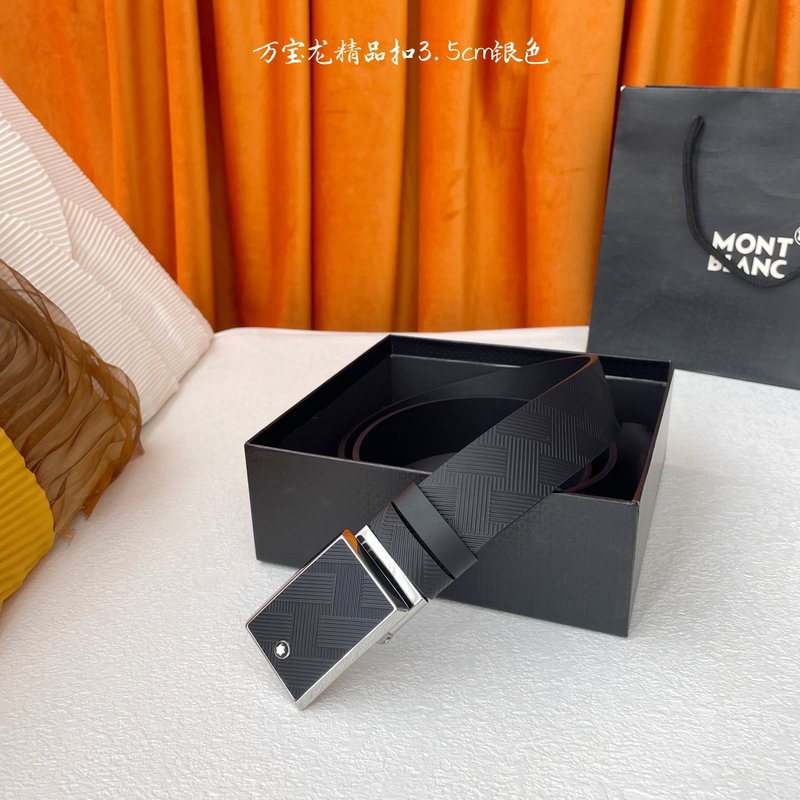 몽블랑 남성용 수입 소가죽 벨트 3.5cm 001-176265