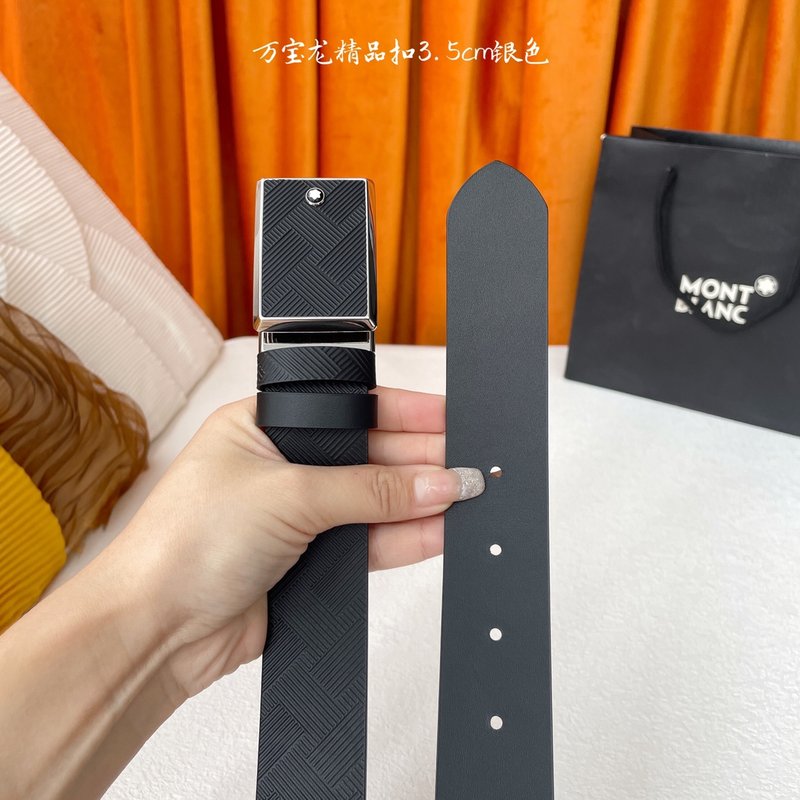 몽블랑 남성용 수입 소가죽 벨트 3.5cm 001-176265