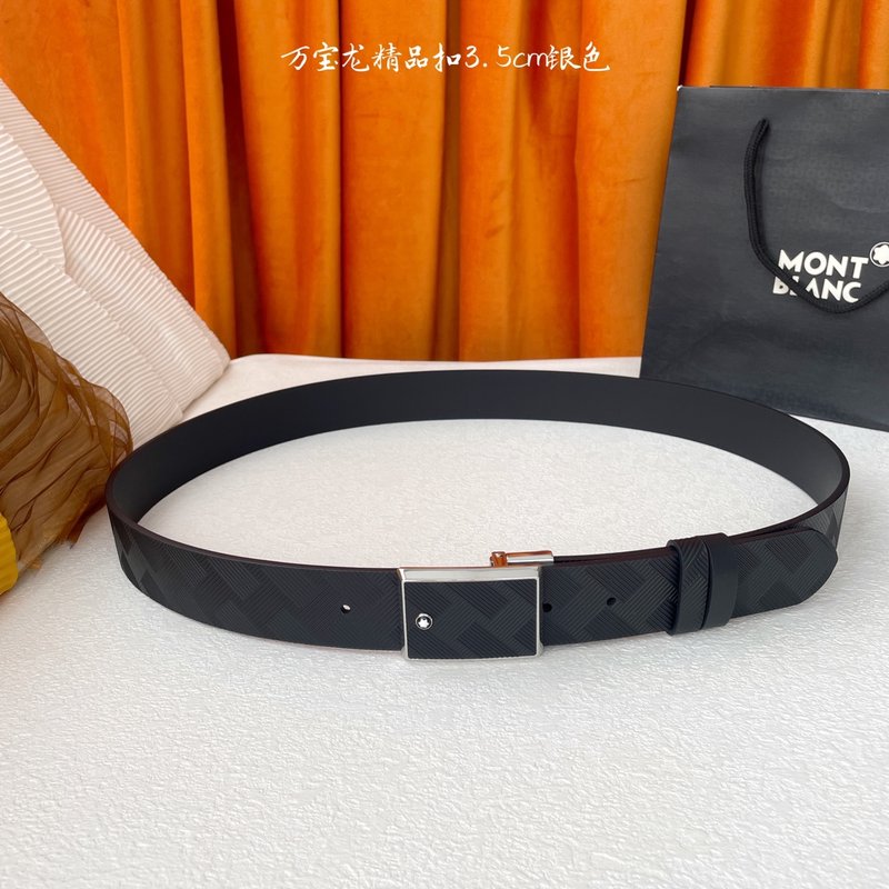 몽블랑 남성용 수입 소가죽 벨트 3.5cm 001-176265
