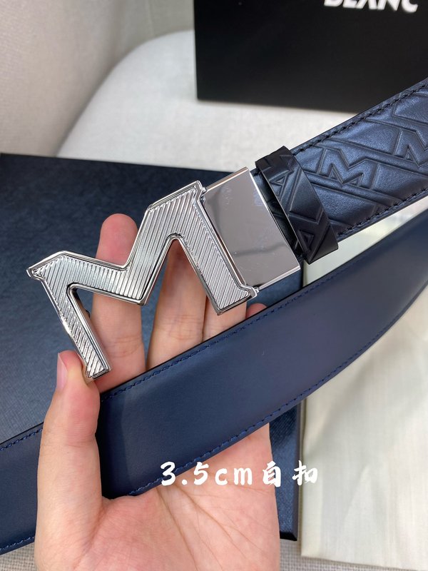 몽블랑 프리미엄 소가죽 핀 버클 벨트 001-176272
