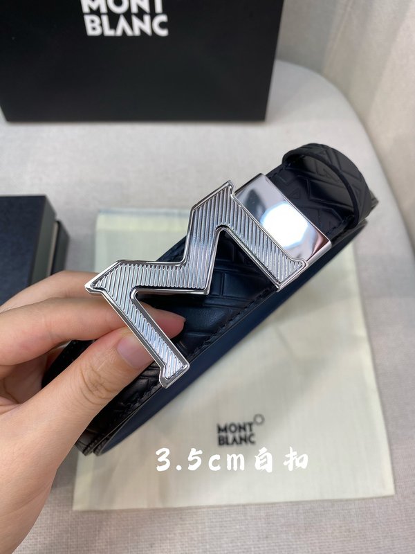 몽블랑 프리미엄 소가죽 핀 버클 벨트 001-176272