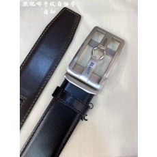 몽블랑 남성용 오토매틱 벨트 34MM 스틸 버클 001-176273