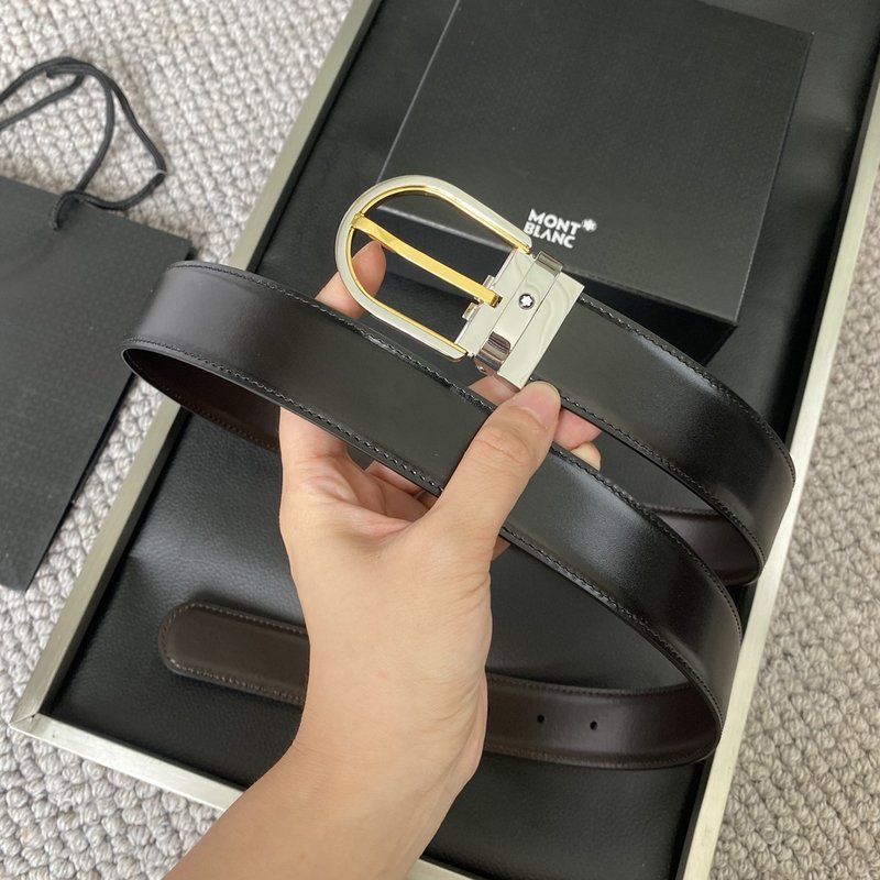 몬블랑 간시오 하드웨어 조절 벨트 3.5cm 001-176289