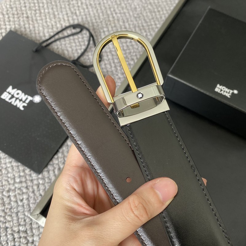 몬블랑 간시오 하드웨어 조절 벨트 3.5cm 001-176289