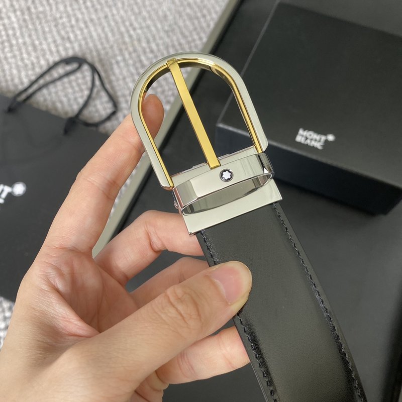 몬블랑 간시오 하드웨어 조절 벨트 3.5cm 001-176289
