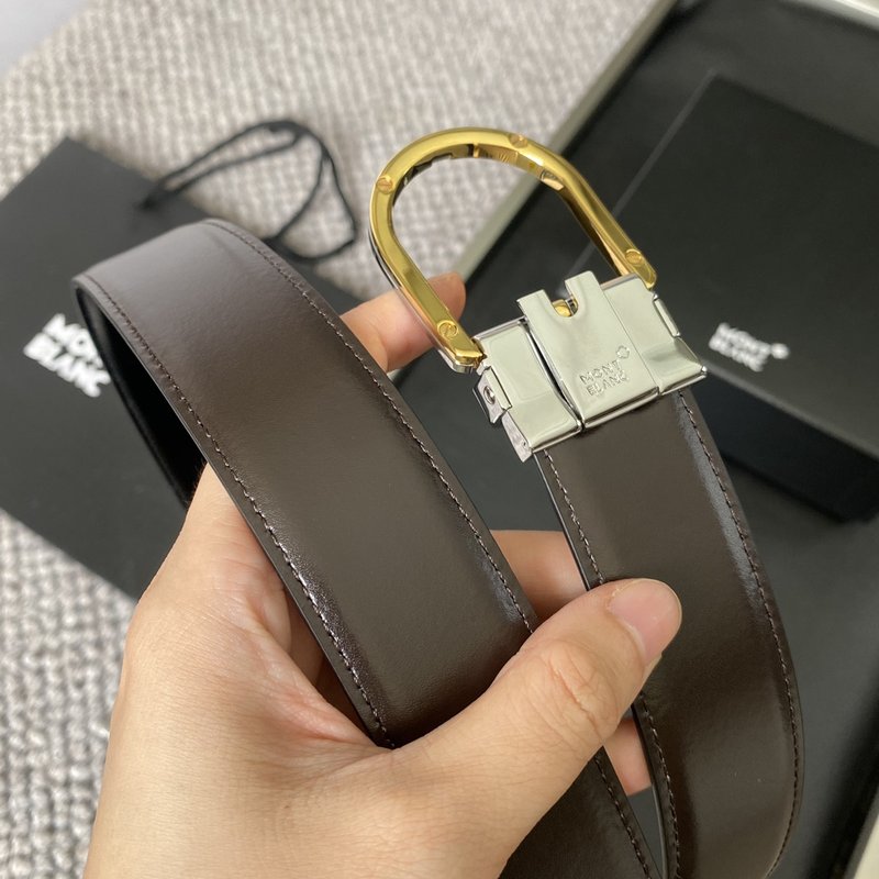 몬블랑 간시오 하드웨어 조절 벨트 3.5cm 001-176289