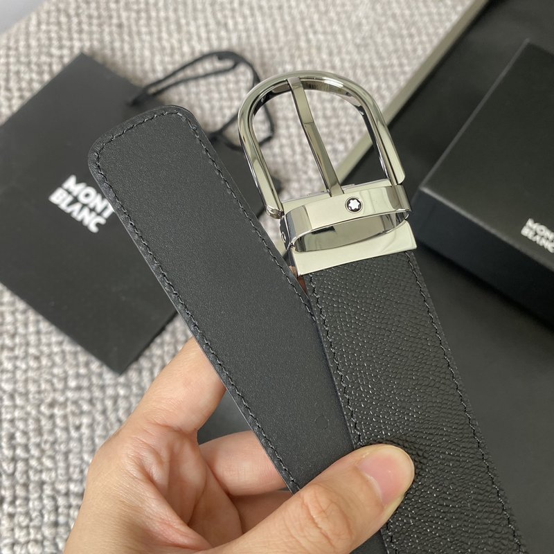 몬블랑 Gancio五金 조절식 벨트 3.5cm 001-176290