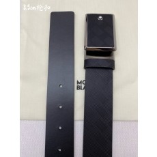 몬블랑 소 가죽 핀 버클 비즈니스 캐주얼 벨트 001-176330