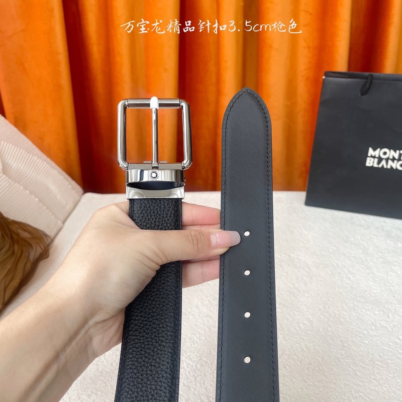 몬블랑 남성 수입 소가죽 벨트 001-176335
