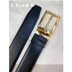 몽블랑 소 가죽 핀 버클 비즈니스 벨트 001-176343