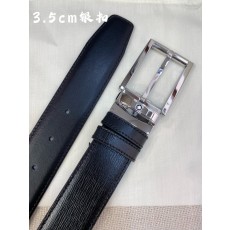 몬블랑 소 가죽 핀 버클 비즈니스 캐주얼 벨트 001-176344