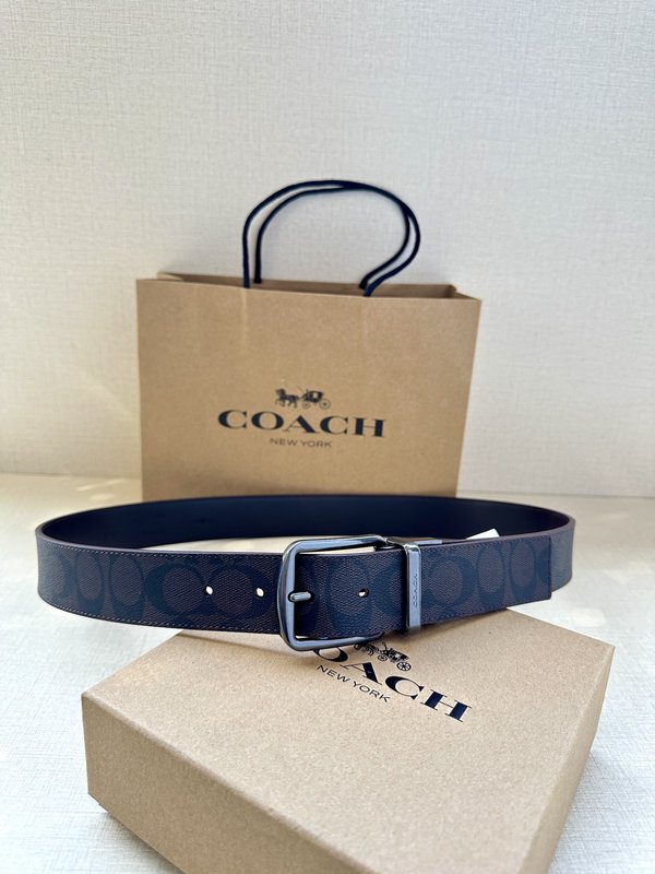 COACH 양면 스포츠 송아지 가죽 커스터마이즈 벨트 001-176354