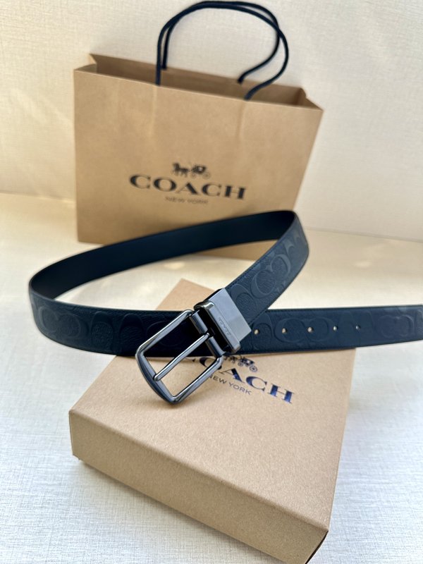 COACH 양면 스포츠 송아지 가죽 커스터마이즈 벨트 001-176365