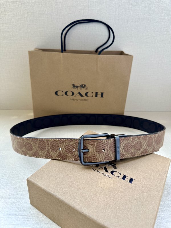 COACH 양면 스포츠 칼프스킨 벨트 3.7cm 001-176367