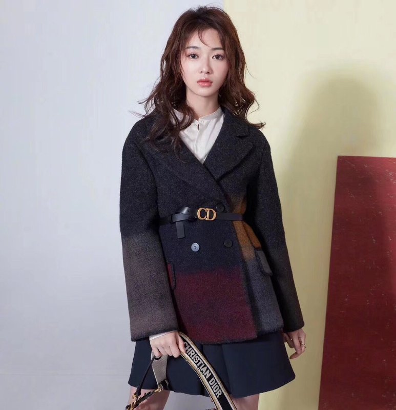 디오르 CD 로고 벨트 블랙 브론즈 하드웨어 001-176369