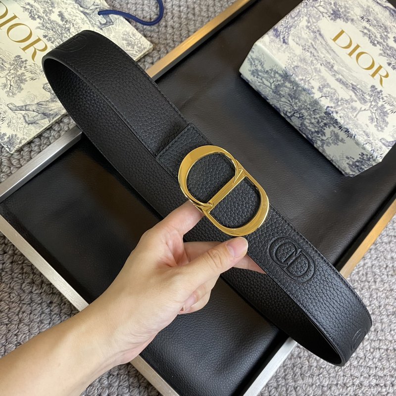 디올 DIOR 클래식 CD 버클 소 가죽 벨트 001-176373