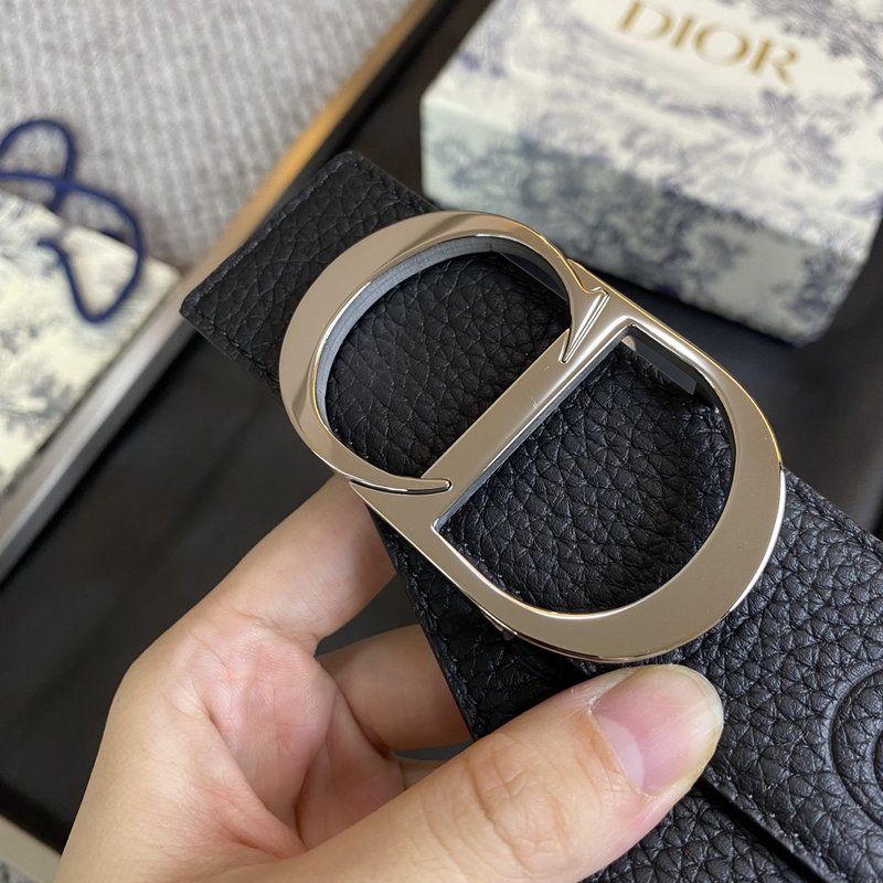 디올 DIOR 클래식 CD 버클 소 가죽 벨트 001-176374