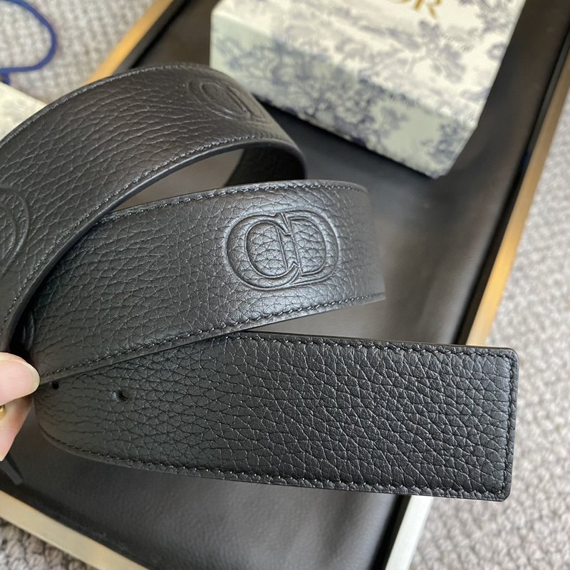 디올 DIOR 클래식 CD 버클 소 가죽 벨트 001-176375