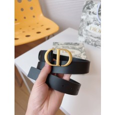 디올 DIOR 클래식 새들 벨트 골드 버클 001-176394