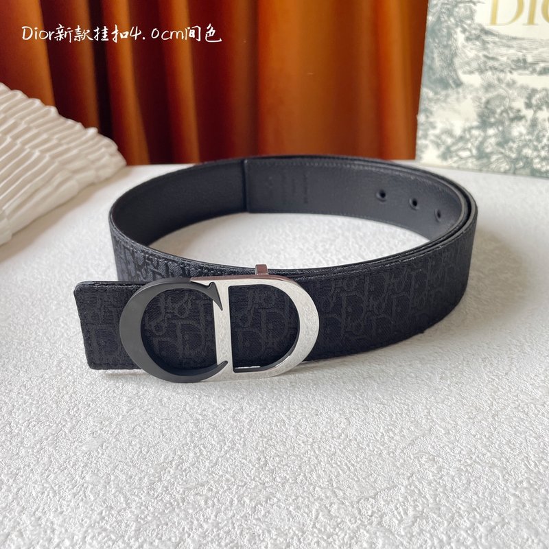 디올 클래식 CD 로고 메탈 벨트 버클 블랙 001-176409