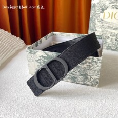 디올 CD 로고 메탈 버클 벨트 블랙 001-176410
