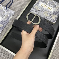 디올 DIOR 클래식 CD 버클 소 가죽 벨트 001-176417