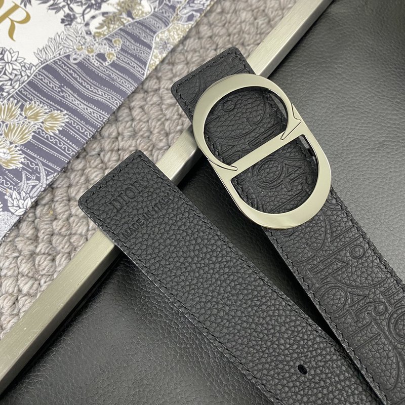 디올 DIOR 클래식 CD 버클 소 가죽 벨트 001-176417