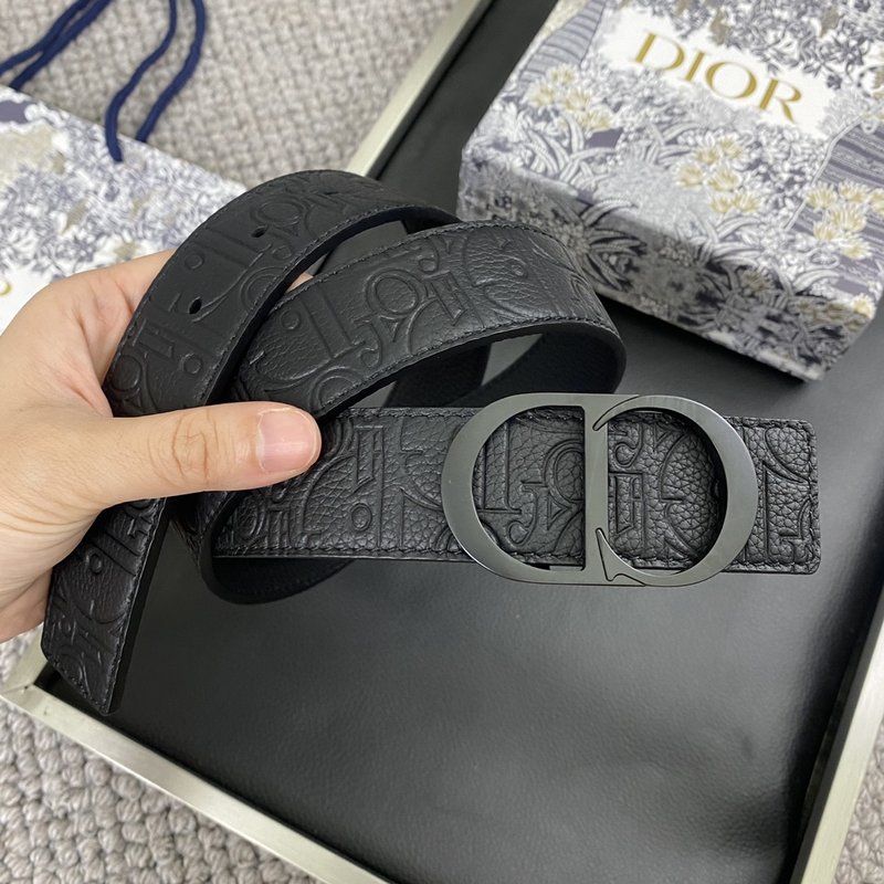 디올 DIOR 클래식 CD 버클 소 가죽 벨트 001-176418