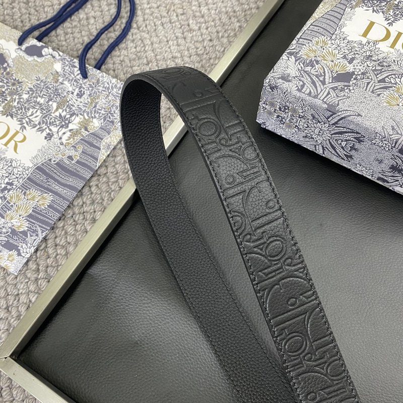 디올 DIOR 클래식 CD 버클 소 가죽 벨트 001-176418