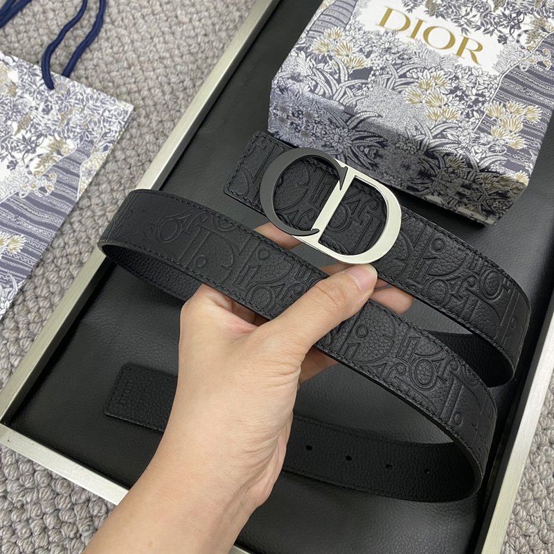 디올 DIOR 클래식 CD 버클 소 가죽 벨트 001-176419