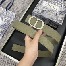 디올 DIOR 클래식 CD 버클 소 가죽 벨트 001-176420