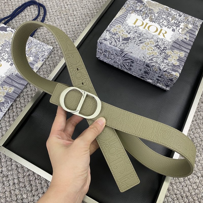디올 DIOR 클래식 CD 버클 소 가죽 벨트 001-176420