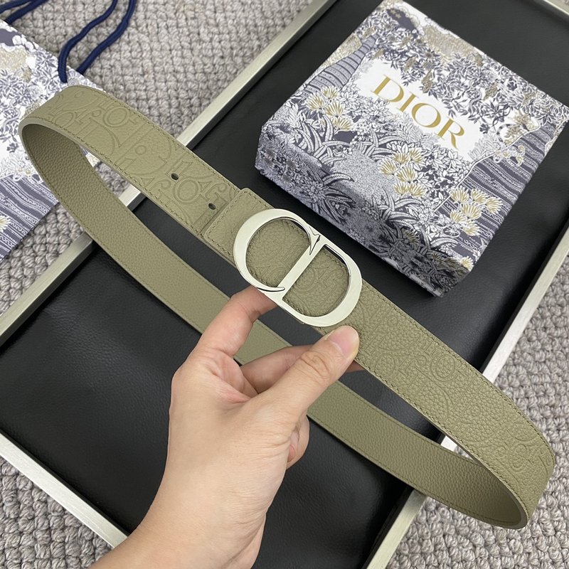 디올 DIOR 클래식 CD 버클 소 가죽 벨트 001-176420