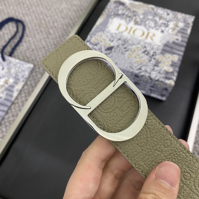 디올 DIOR 클래식 CD 버클 소 가죽 벨트 001-176420