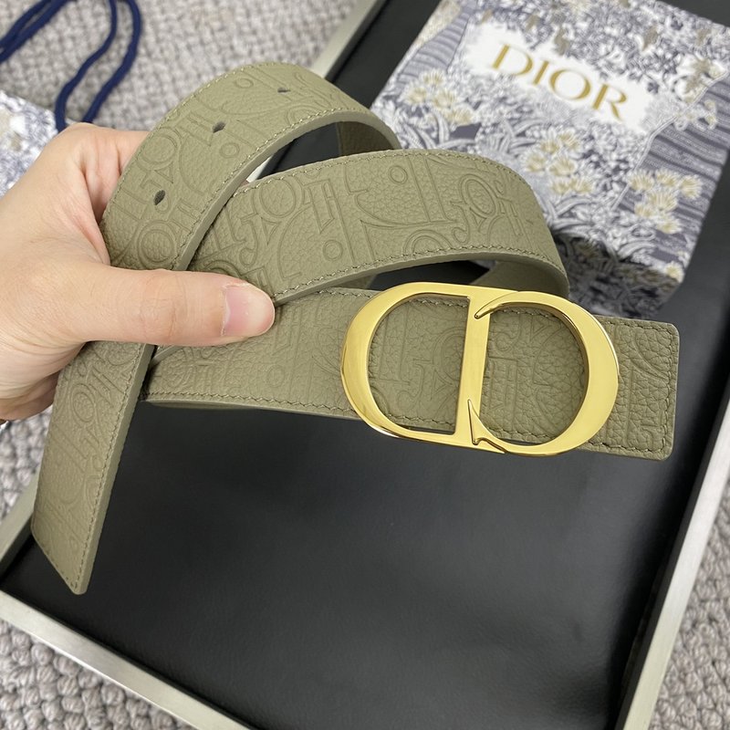 디올 Dior 신규 가죽 레터 벨트 3.5CM 001-176425