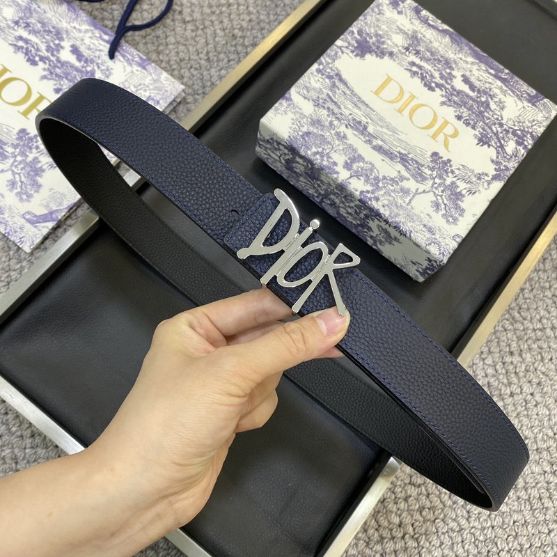 디올 DIOR 클래식 CD 버클 소 가죽 벨트 001-176429